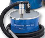 Model 6901 Spill Recovery Kit used with the Mini Reversible Drum Vac provides fast cleanup of messy spills.