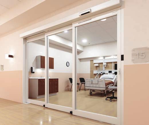 VersaMax Touchless Because it conveniently opens for patients and staff with a wave plate, the ASSA ABLOY VersaMax 2.
