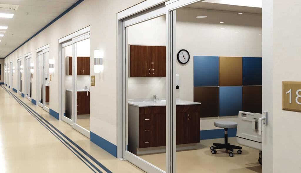 VersaMax Standard / Slide Customizable options to meet your needs Centering wheel Given the potential of airflow in some ICU/CCU environments, the ASSA ABLOY VersaMax 2.