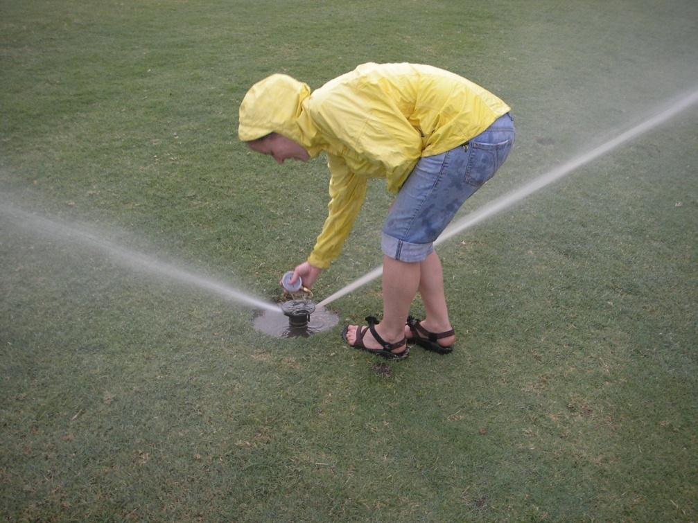 #2: Water Efficiently Perform regular irrigation system maintenance Don t irrigate if rain is forecast in the next 24 hours