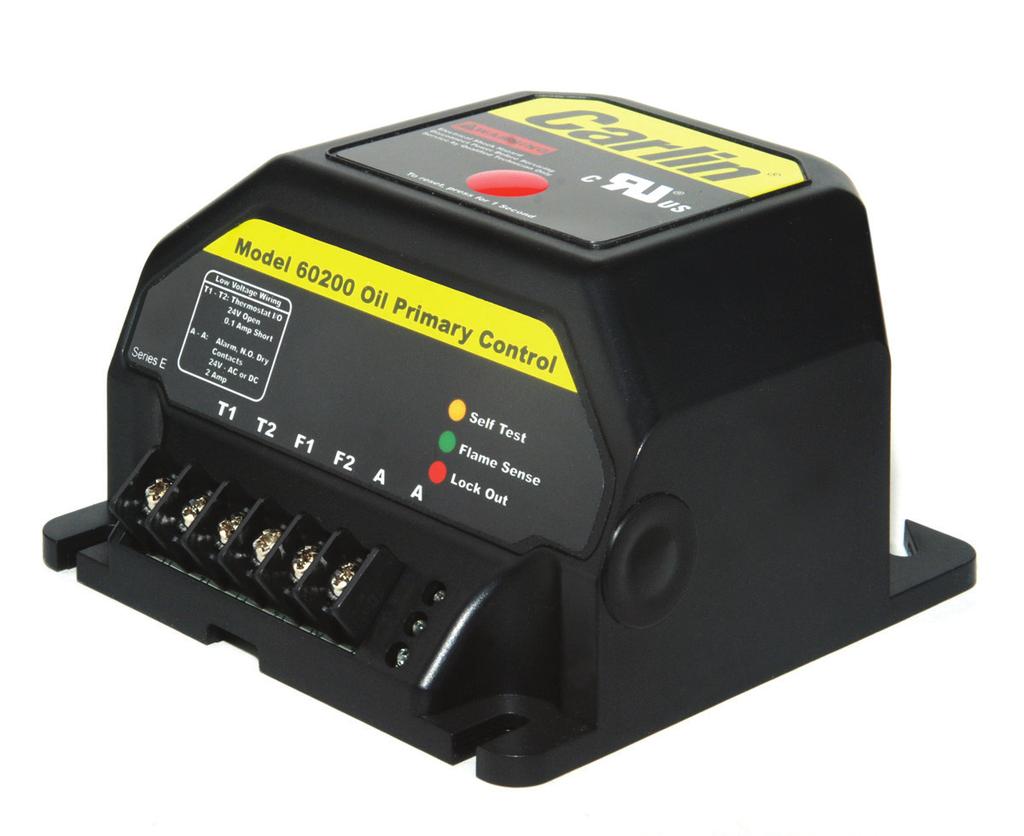 SERIES E OIL PRIMARY CONTROLS Like-for-Like Replacements for Models 40200, 42230, 48245, 50200, 60200 Interrupted Duty Ignition 15-second trial for ignition (Models 40200, 50200, 60200) 30-second