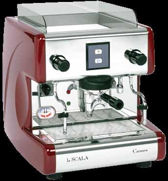 Espresso Coffee Machine Range Automatic Espresso coffee machine with microprocessor controlled volumetric dosing control & programming via digital keyboard.