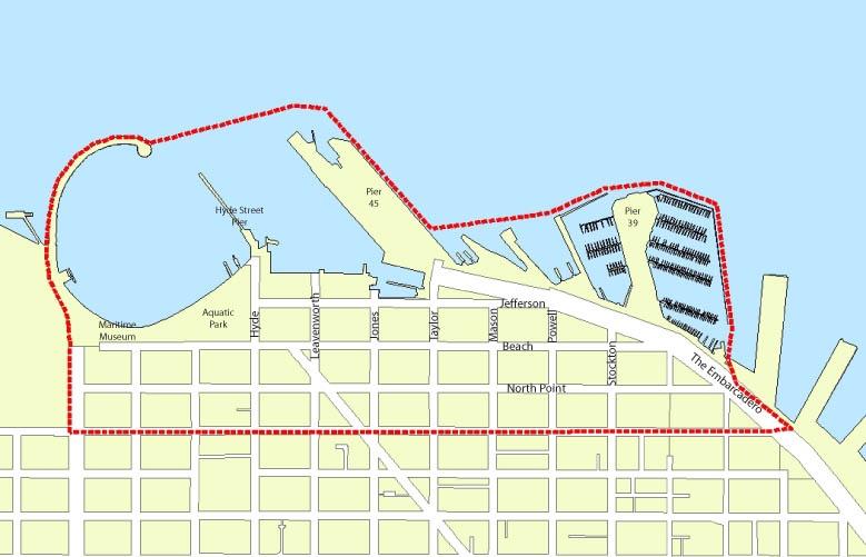 The Fisherman s Wharf Public Realm Plan will improve the pedestrian and cyclist conditions along Jefferson Street,