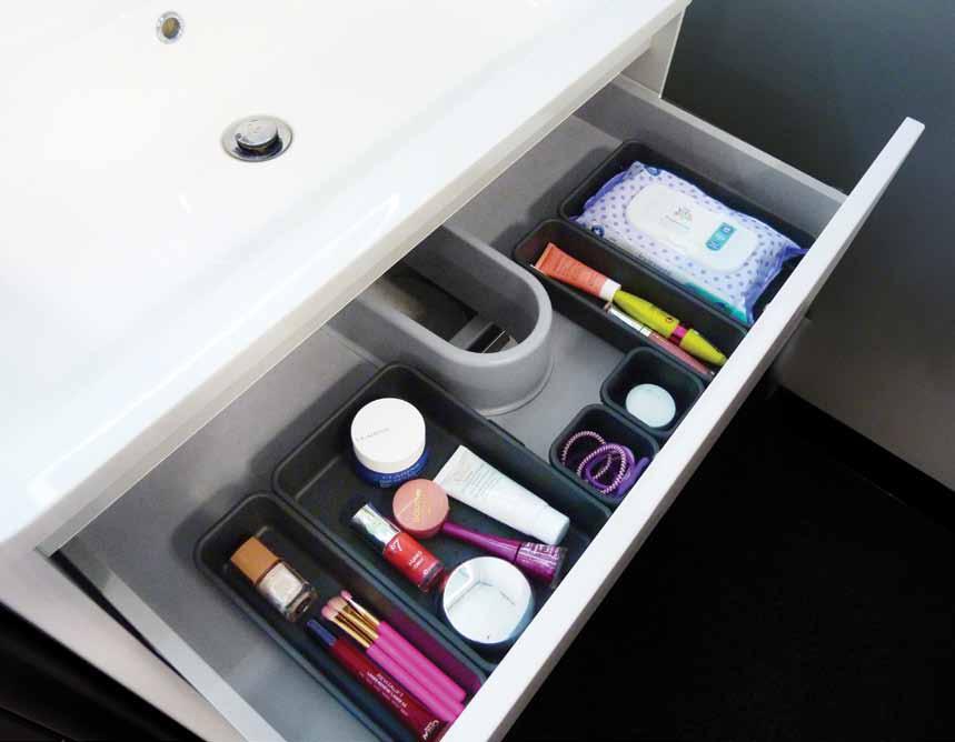 Glyde Keep it organised. All HiB Novum drawer units include a collection of eight interlocking drawer organisers. Need more?