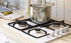 69 Key features Integrated safety valves Removable pan supports 4 burners LAGAN HGA4K Best choice pots and pans ANNONS cookware KAVALKAD frying pans Integrated ignition Removable pan supports 4