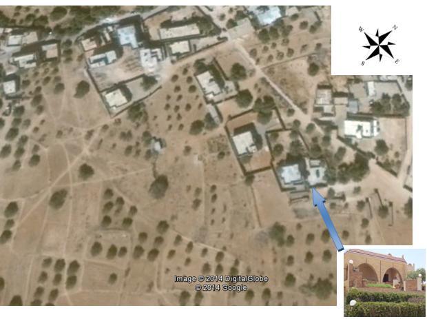 Figure 8.43: The location of Arabi Belhadj house in Gharyan. 2.