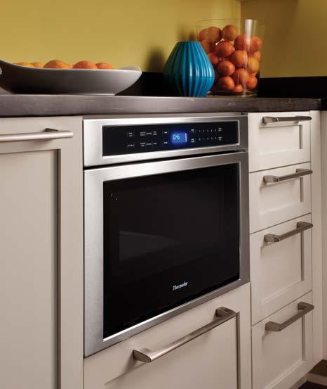 Features That Inspire REAL COOKS TO CREATE BUILT-IN MICRODRAWER MICROWAVE LARGE CAPACITY Our Built-In MicroDrawer Microwave features a 1.2 cubic foot capacity.