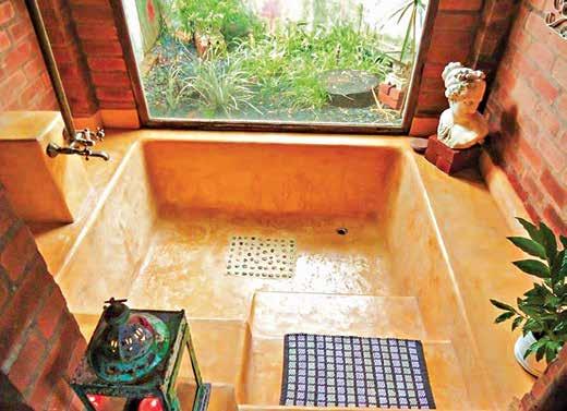 The design is therefore an import but serves a similar purpose in Goa to help construct the identity of the home, the architect reveals.
