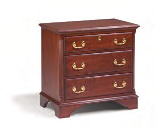 1872 Night Stand 33W 18D 31-1/2H Solid cherrywood