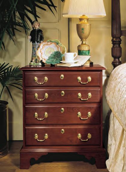 738 Hudson Valley Night Table 26W 16D 26H One drawer.