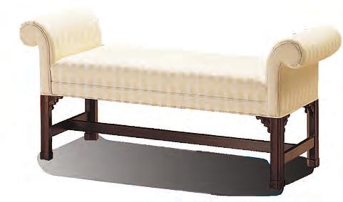 4608-055 Directoire Bench 54-1/2W 18D 33-1/2H 47WI 18SD