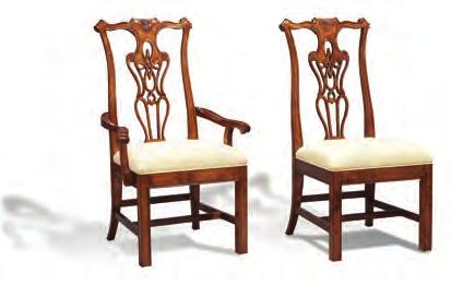 538 Arm Chair 26W 24D 42H 19WI 18SD 20SH 24AH Old Tavern Finish shown 539 Side