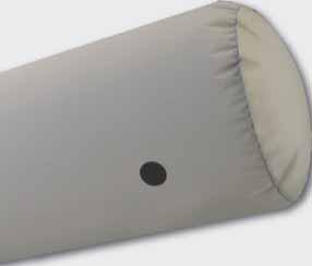 EkoTex TM Inlet Collar with DuctBelt and Anchors High-Throw Air Dispersion MODEL High-Throw Orifice Fabric EkoTex is a lightweight, non-porous woven and coated polyester material.