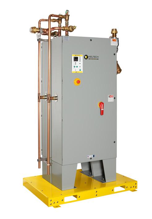 Pre-assembled skid system Back-to-Back heater models, SNA & SNAR High Flow Demand Safety Shower Applications 216-288 kw (737,000-983,000 BTUs) Temperature overshoot purge system NEMA 4 enclosure