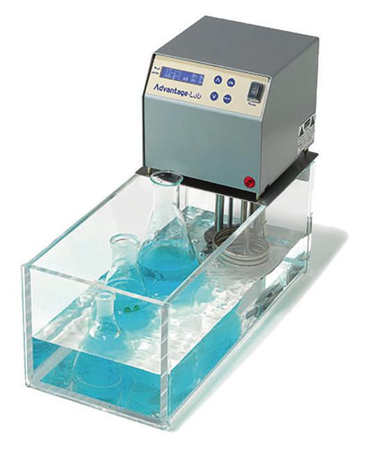CIRCULATING WATER BATHS (PLEXIGLAS) (OTHER THAN CIRCULATING WATER BATHS STAINLESS STEEL) Transparent thermostatic precision baths Tank made of methacrylate Plexiglas AL03-12-230 Heating Thermostat 8
