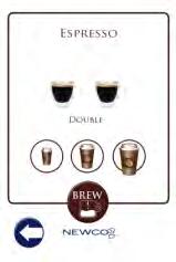 13 Brewing Drinks To dispense a drink, place a cup under the dispense area,