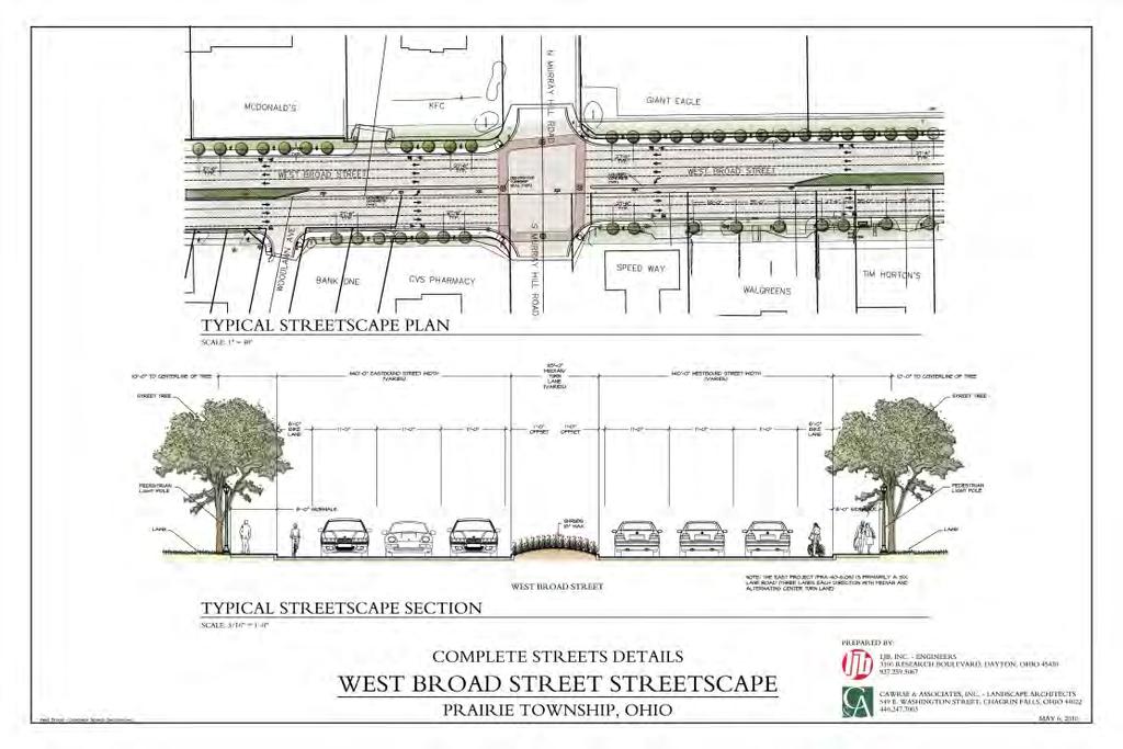 West Broad Streetscape I was a part of the team that developed the West Broad Streetscape Master Plan, a public space improvement plan for the historic U.S. Route 40/National Road.