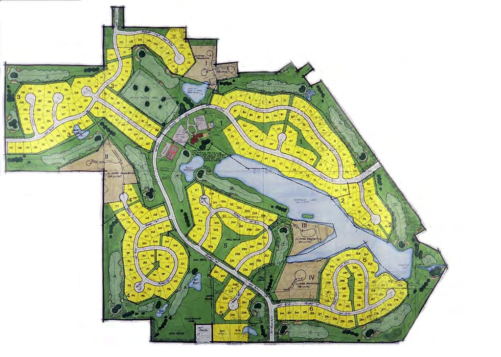 Fox Meadow Country Club I was responsible for the development of a golf course community master plan for this