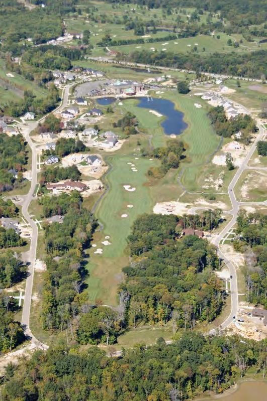 Virtually every one of the 155 residential lots fronts a fairway, green, or water feature of the championship length golf course.