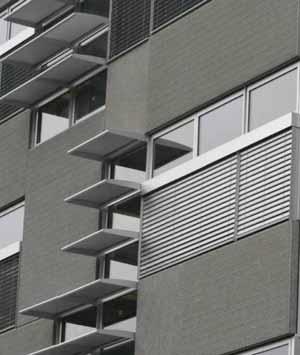 VENETIAN BLINDS The external venetian blind offers the very best of all solutions, providing maximum flexibility for controlling heat gain, visual comfort and glare for the occupants of a building.