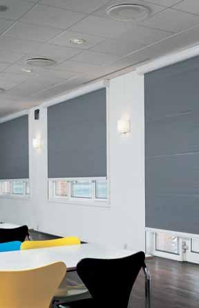 INTERNAL ROLLER BLINDS Faber offer an efficient and flexible blackout blind system for internal use, that provides total light exclusion, which can be used in vertical, pitched or horizontal windows.