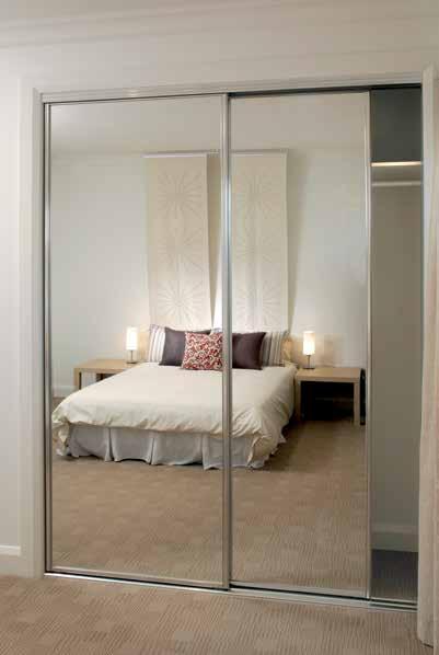 If you only use part of your wardrobe on a regular basis, sliding doors are the ideal option.