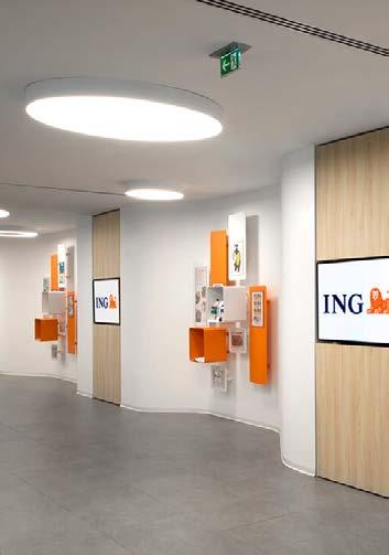 corridor I took part in the latest part of the renovation of ING Direct Milan headquarters.