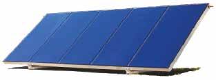 FTH 12.5 MEGA FTH MEGA - FLAT COLLECTOR Large surface area monobloc thermal solar collector suitable for large solar thermal installations on roofs or ground level.