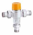 MIXING/DIVERTER VALVES MIXING VALVES Thermostatic mixing valve keeps the temperature of the mixed water sent to the user constant at the set temperature when temperature and pressure of the hot and