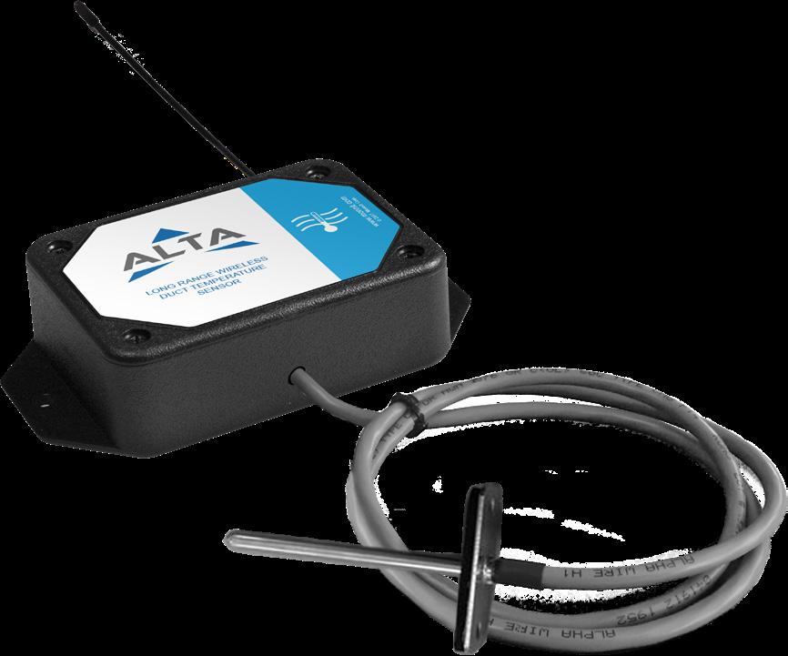2.470 2.470 4.375 3.295 1.111 1.111 ALTA Commercial AA Wireless Duct Temperature Sensor - Technical Specifications Supply Voltage 2.0-3.