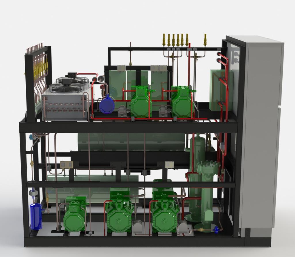 Comparing to a standard Flash Gas Bypass CO2 trans-critical booster/cascade system currently on the market, BITZER CO2 BOOSTER RACK will produce a better Seasonal Energy Efficiency Ratio (SEER)