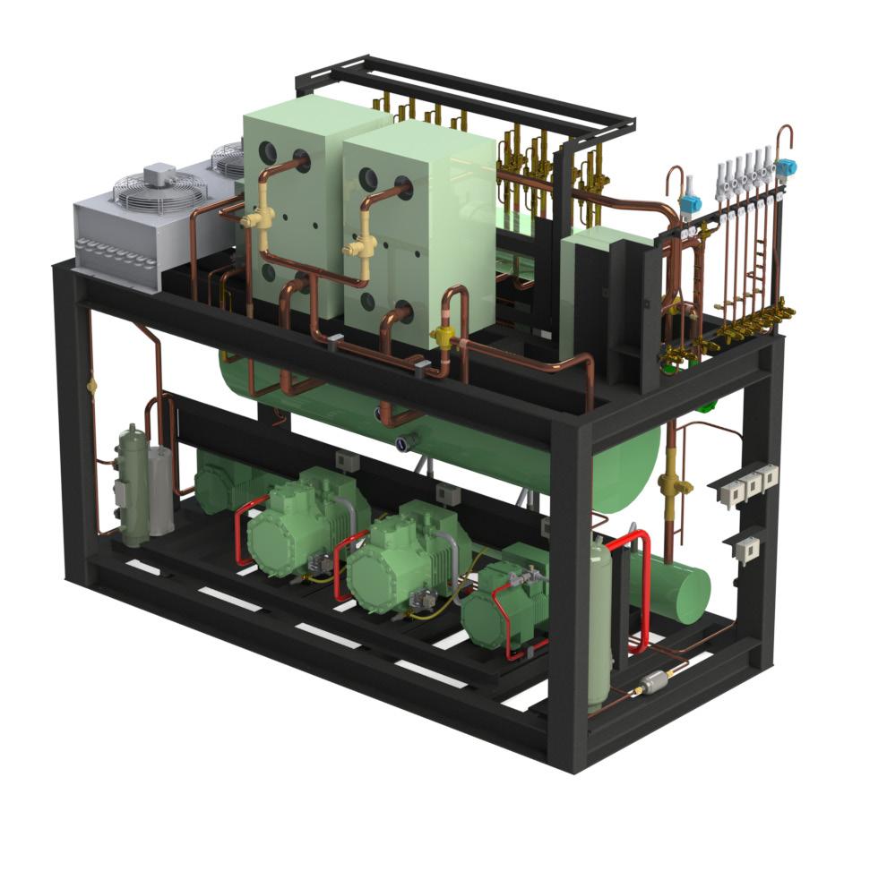 Generation 6 DX Hybrid The Generation 6 (Gen 6) Low temperature R744 parallel compressor plant is the latest DX CO2 cascade system being manufactured by BITZER Australia.