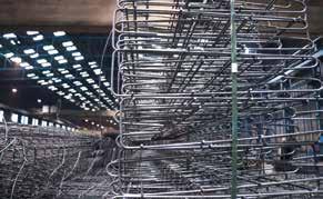 customer, facilitating the assembly of the individual parts Reinforcement steel cages: - Checking