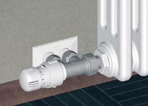 flow whenever the radiator to which the valve is installed is being supplied.