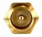 1"1/2 or M45 Standard screw plug Power (W) Plug: 1"1/2 or M45, brass Watt dens. (W/cm²) Domestic hot water Max.