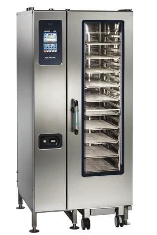 Combitherm Ovens ct ProForMANcE Ctp20-10e ELECTRIC Ctp20-10g GAS b Protouch control provides a simple and intuitive touch screen interface, large screen display and icons that are easy to use and
