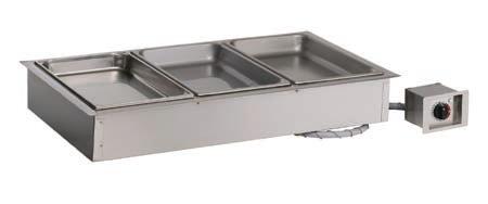 Drop-in Food Wells Hot WEll 300-hW/d4; 300-hW/d6 bhalo Heat... a controlled, uniform heat source that gently surrounds food for better appearance, taste, and longer holding life.