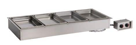Drop-in Food Wells Hot WEll 400-hW/d4; 400-hW/d6 bhalo Heat... a controlled, uniform heat source that gently surrounds food for better appearance, taste, and longer holding life.