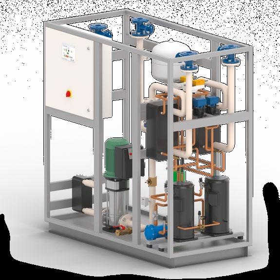 EcoCond+ THE 3RD GENERATION OF HEAT AND COLD RECOVERY EcoCond+, is the extension of our EcoCond system to a multifunctional highly efficient heat recovery system featuring temperature transfer