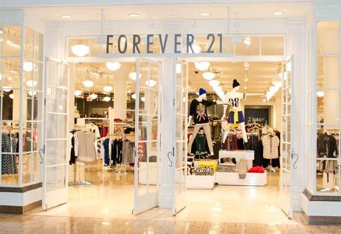4% and permanent occupancy by ~790 bps Added 35K SF Forever 21 flagship store, the first in