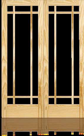 1 Authentic wood doors Group C Sound Reduction No door makes an impression like a wood