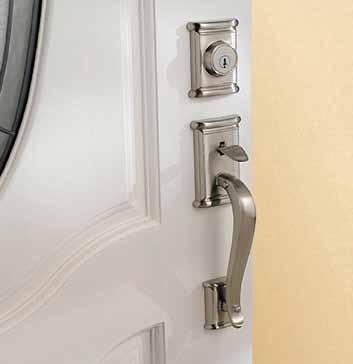 Stunning Handle Sets Entry Door handle sets are available to order. Ask your consultant for details.