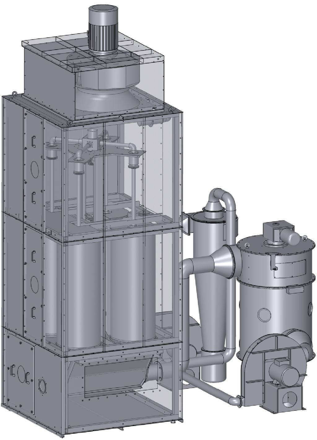 Compact Filter Unit Type CFU Designs Compact filter unit type CFU-CDF with horizontal flow Modular design.