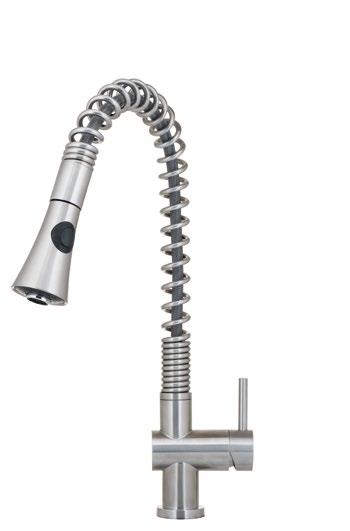 Rawling Spray RAW/CH Spiro Spray Pull-out spray stainless steel SPI/SS Single lever design Polished chrome and
