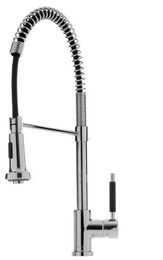 3 bar pressure required Single lever ceramic valve Single flow Option for tap and shower flow Single lever design