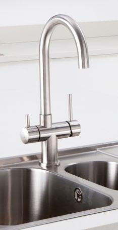 stainless steel taps If Chrome taps are not your style then Caple have an extensive range of stainless steel taps to choose from.