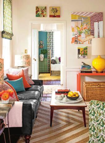 To keep her bubbly style from veering too cutesy or frenetic, she called on friend and interior designer Angie Hranowsky to design a home that s vibrant yet also calm and relaxing.
