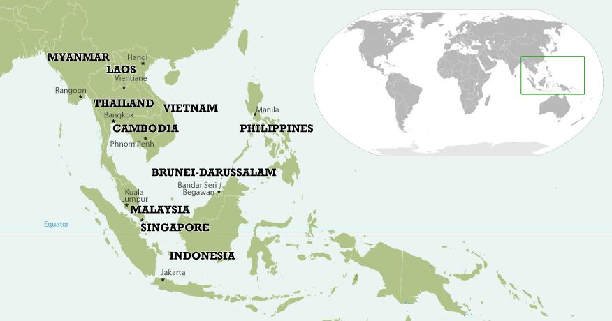 Map of ASEAN