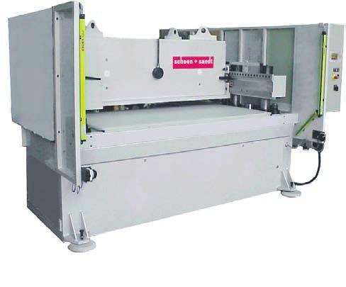 Large Area Cutting Machines with receding beam Hydraulic Cutting Machine Type 6005BA