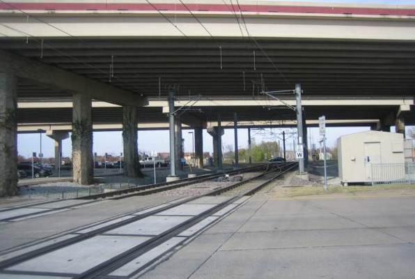 The proposed Shiloh Station would be located immediately west of Shiloh, and is the terminal station of the Cotton Belt Project.